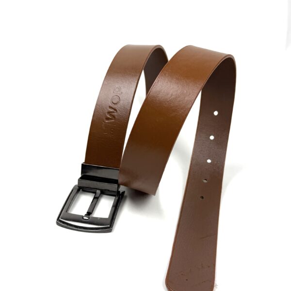 Classic Brown Smooth Pure Leather Belt